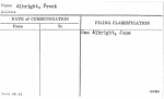Albright, Frank