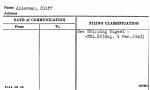 Alderman. Cliff