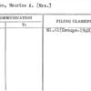 Alderman, Maurice A. (Mrs.)