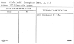Aleinikoff, Josephine (Mrs. A.S.)