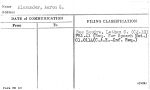Alexander, Aaron G.