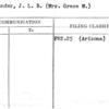 Alexander, J.L.B. (Mrs. Grace M.)