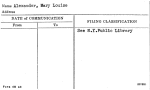 Alexander, Mary Louise