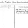 Alexandria, Virginia School Superintendent