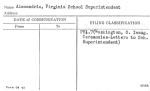 Alexandria, Virginia School Superintendent