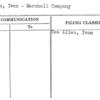 Allan, Ivan - Marshall Company