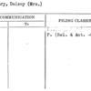 Allbeury, Daisey (Mrs.)