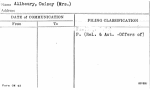 Allbeury, Daisey (Mrs.)