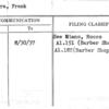 Allegra, Frank