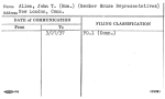 Allen, John T. (Hon.) (Member House Representatives)