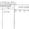 Allen, Lillian M. (Miss)