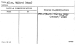Allen, Mildred (Miss)