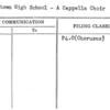 Allentown High School - A Cappella Choir