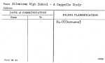 Allentown High School - A Cappella Choir