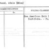 Allerhand, Adele (Miss)