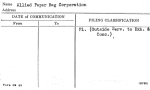 Allied Paper Bag Corporation