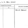 Alline, L.H. (Mrs. Alice)