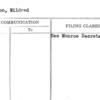 Allison, Mildred