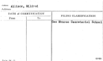 Allison, Mildred
