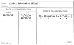 Aloia, Antoinette (Miss)