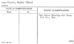 Alpert, Sophie (Miss)