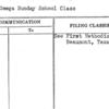 Alpha Omega Sunday School Class