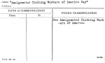 Amalgamated Clothing Workers of America Day