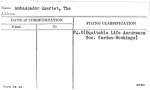 Ambassador Quartet, The