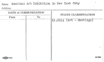 American Art Exhibition in New York City