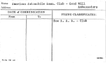 American Automobile Assn. Club - Good Will Ambassadors