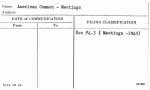 American Common - Meetings