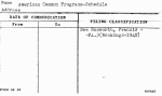 American Common Programs-Schedule