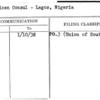 American Consul - Lagos, Nigeria