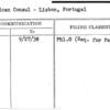 American Consul - Lisbon, Portugal