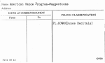American Dance Program-Suggestions
