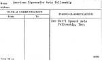 American Expressive Arts Fellowship