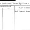 American Expeditionary Forces -(Officers of the) First Division