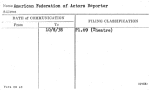 American Federation of Actors Reporter