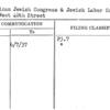 American Jewish Congress & Jewish Labor Committee