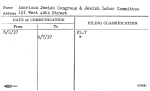 American Jewish Congress & Jewish Labor Committee