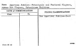 American Jubilee--Principals and Featured Players, Bit Players, Schoolroom Children
