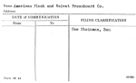 American Plush and Velvet Pressboard Co.