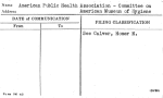 American Public Health Association - Committee on American Museum of Hygiene