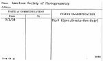 American Society of Photogrammetry