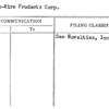 Amsco-Wire Products Corp.