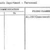 Amusements Department - Personnel