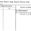 Anderson Senior High School Choral Club