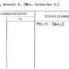 Angle, Everett E. (Mrs. Catharine D.)