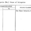 Annapolis (Md.) House of Delegates