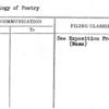 Anthology of Poetry
